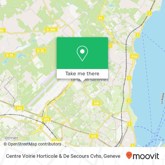 Centre Voirie Horticole & De Secours Cvhs map