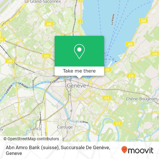 Abn Amro Bank (suisse), Succursale De Genève map