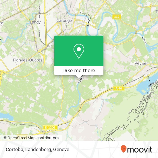 Corteba, Landenberg map