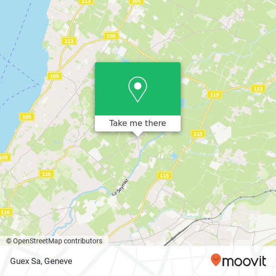 Guex Sa map
