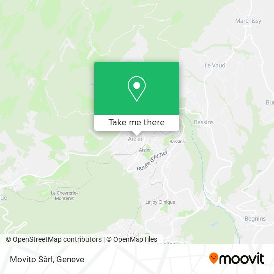 Movito Sàrl map