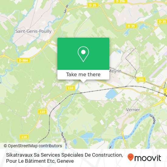 Sikatravaux Sa Services Spéciales De Construction, Pour Le Bâtiment Etc map