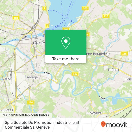 Spic Société De Promotion Industrielle Et Commerciale Sa map
