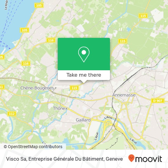 Visco Sa, Entreprise Générale Du Bâtiment map