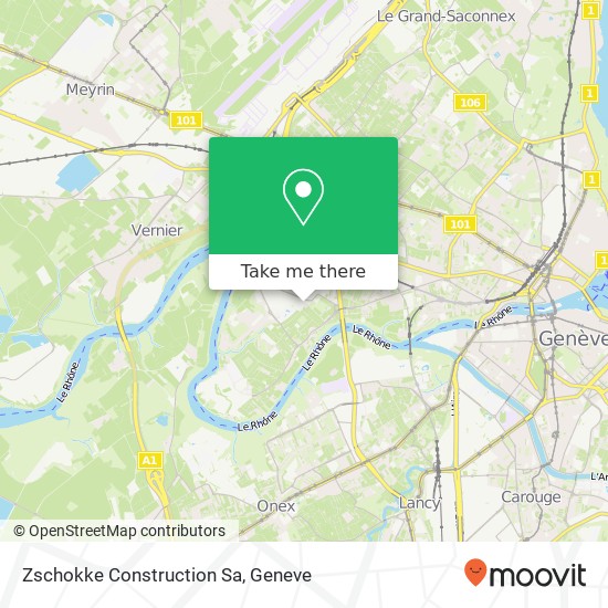 Zschokke Construction Sa map