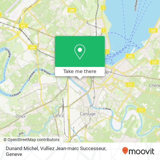 Dunand Michel, Vulliez Jean-marc Successeur map