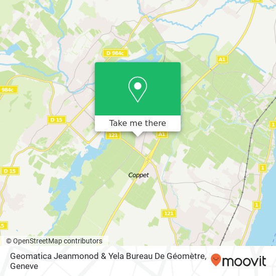 Geomatica Jeanmonod & Yela Bureau De Géomètre Karte