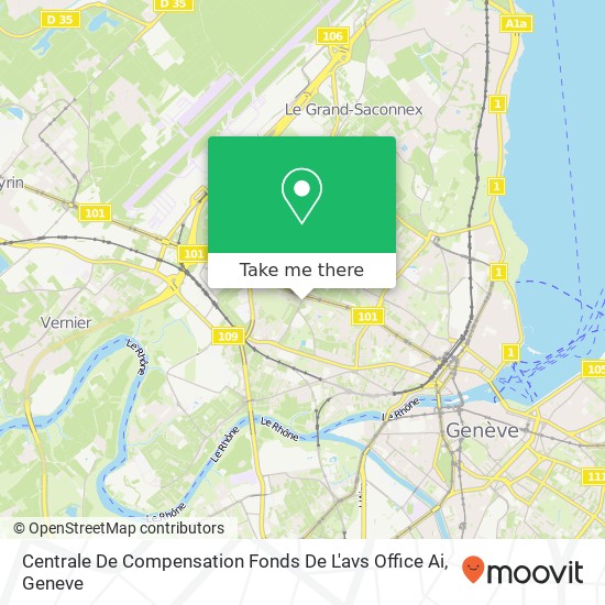 Centrale De Compensation Fonds De L'avs Office Ai map