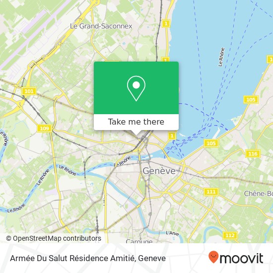 Armée Du Salut Résidence Amitié map