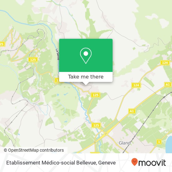 Etablissement Médico-social Bellevue map