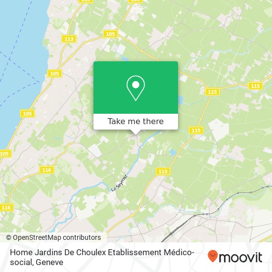 Home Jardins De Choulex Etablissement Médico-social Karte