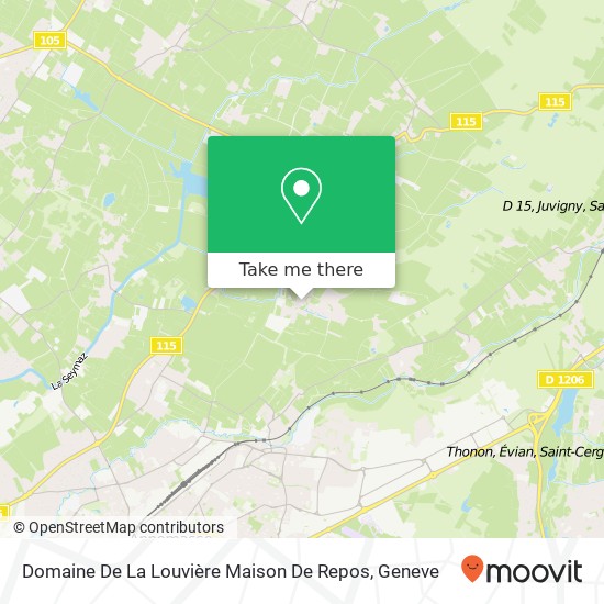 Domaine De La Louvière Maison De Repos map