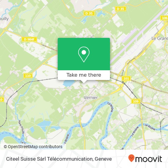 Citeel Suisse Sàrl Télécommunication Karte
