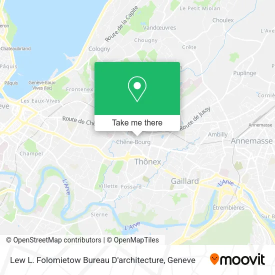 Lew L. Folomietow Bureau D'architecture map