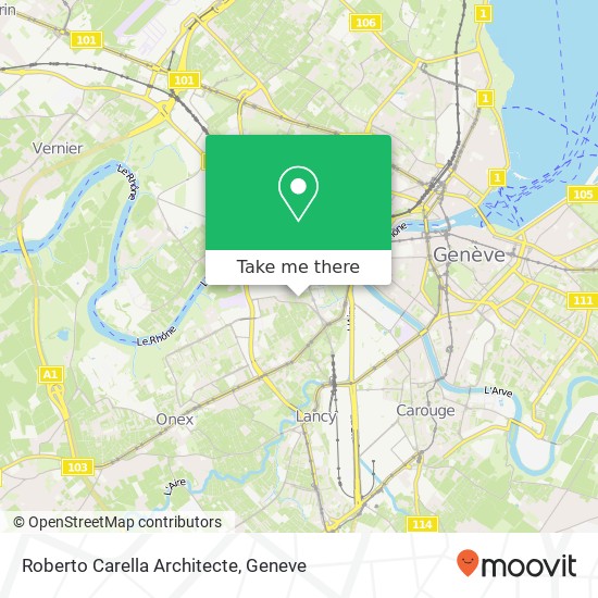 Roberto Carella Architecte map