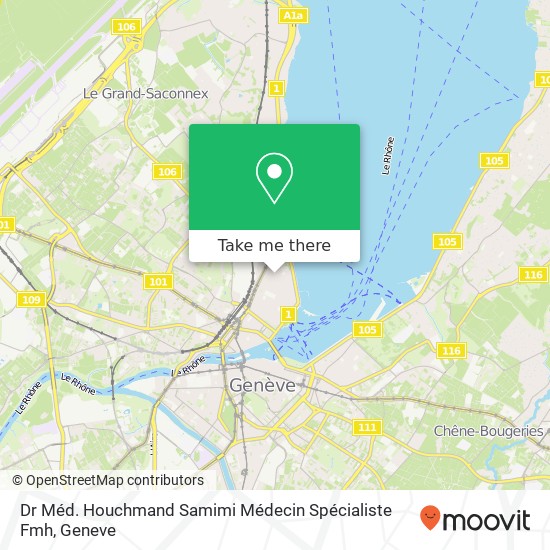 Dr Méd. Houchmand Samimi Médecin Spécialiste Fmh map