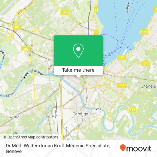 Dr Méd. Walter-dorian Kraft Médecin Spécialiste map