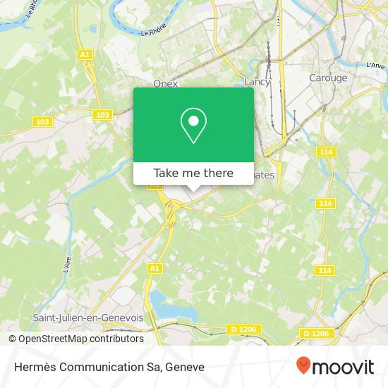 Hermès Communication Sa map