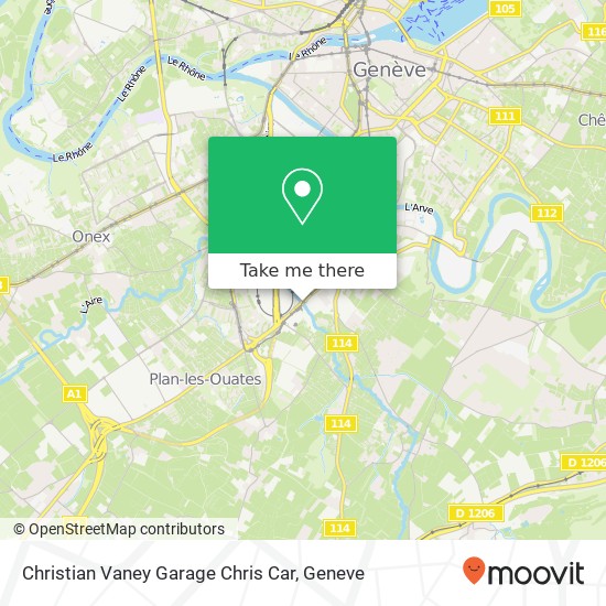 Christian Vaney Garage Chris Car map