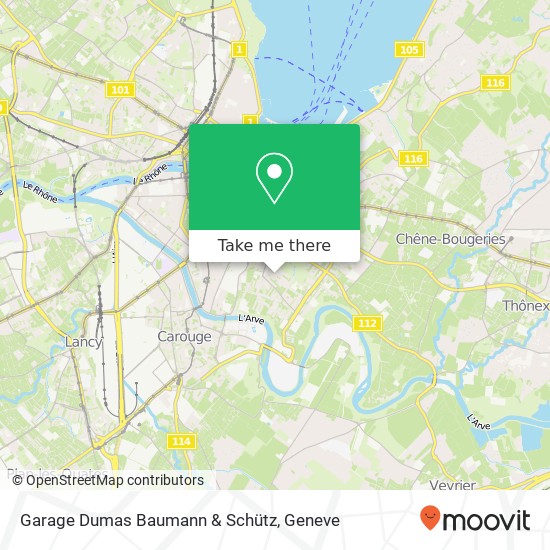 Garage Dumas Baumann & Schütz Karte
