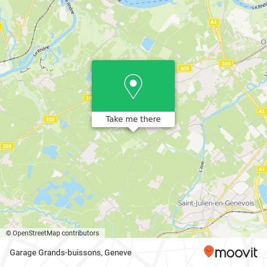 Garage Grands-buissons map