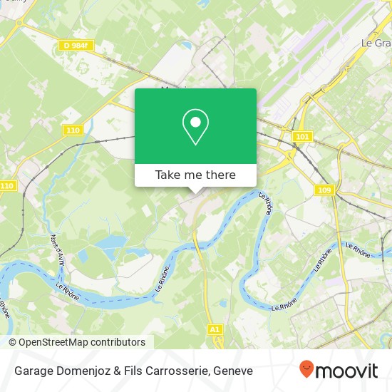 Garage Domenjoz & Fils Carrosserie map