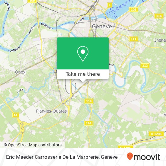 Eric Maeder Carrosserie De La Marbrerie map