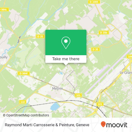 Raymond Marti Carrosserie & Peinture map