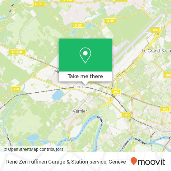 René Zen-ruffinen Garage & Station-service map