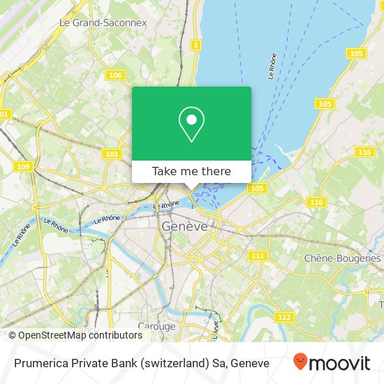 Prumerica Private Bank (switzerland) Sa map