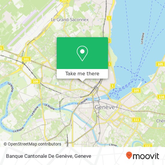 Banque Cantonale De Genève map