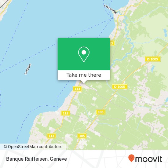 Banque Raiffeisen map
