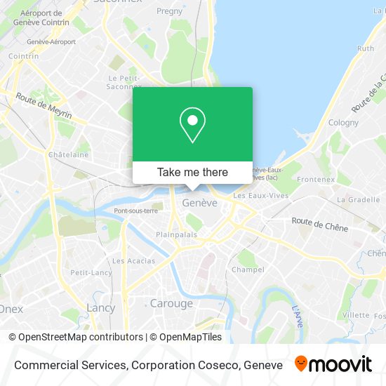Commercial Services, Corporation Coseco map