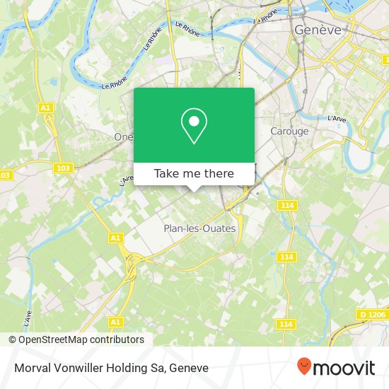 Morval Vonwiller Holding Sa map