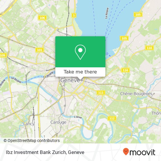 Ibz Investment Bank Zurich map