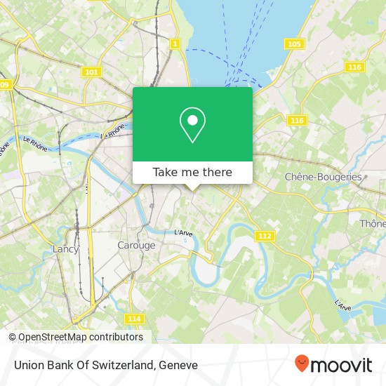 Union Bank Of Switzerland map