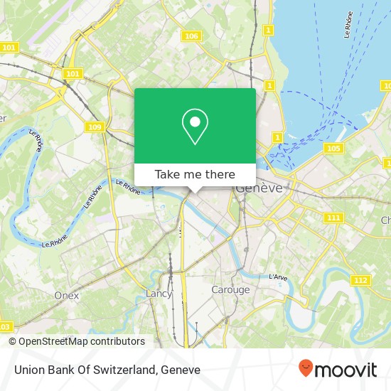 Union Bank Of Switzerland map