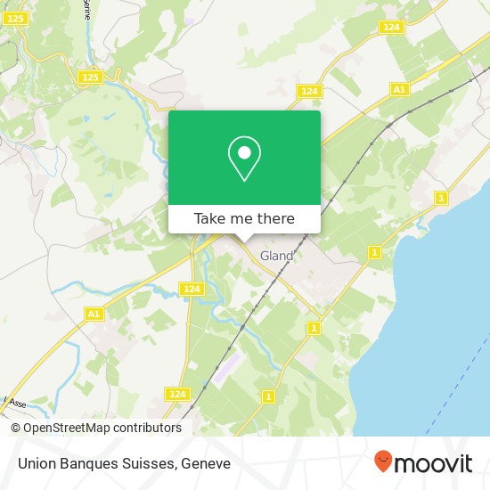 Union Banques Suisses map