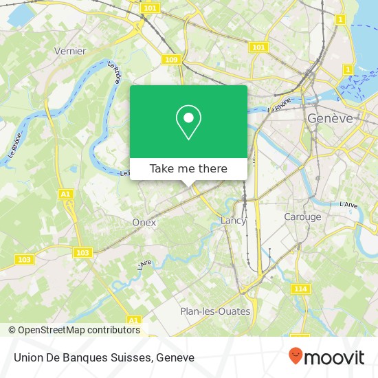 Union De Banques Suisses map