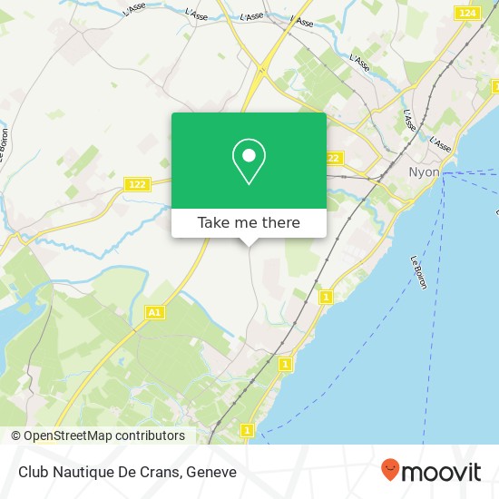 Club Nautique De Crans map