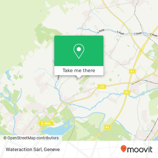 Wateraction Sàrl map