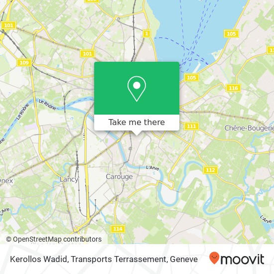 Kerollos Wadid, Transports Terrassement Karte
