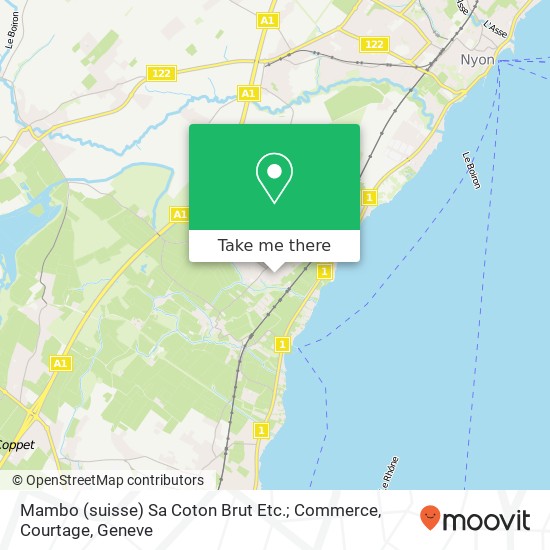 Mambo (suisse) Sa Coton Brut Etc.; Commerce, Courtage Karte