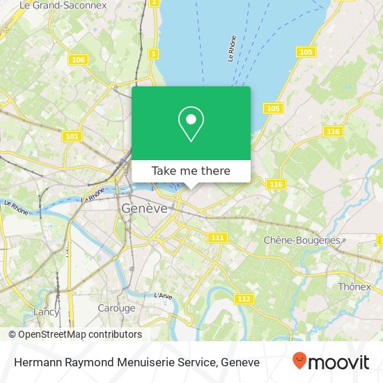 Hermann Raymond Menuiserie Service Karte
