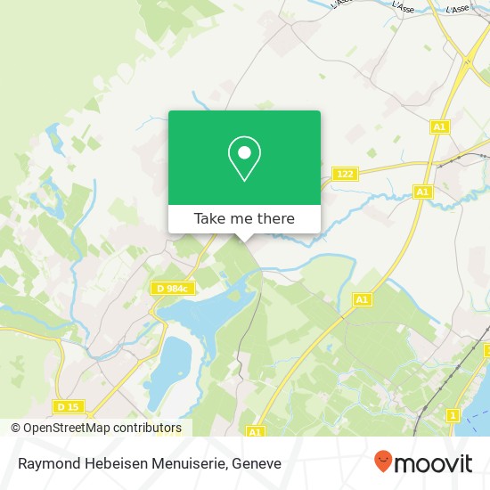Raymond Hebeisen Menuiserie map