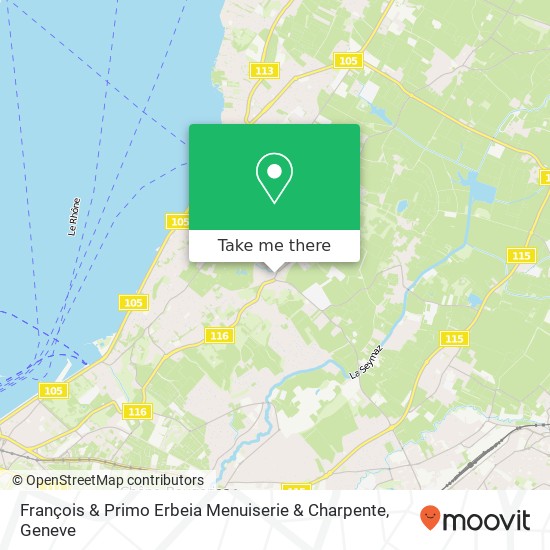 François & Primo Erbeia Menuiserie & Charpente map