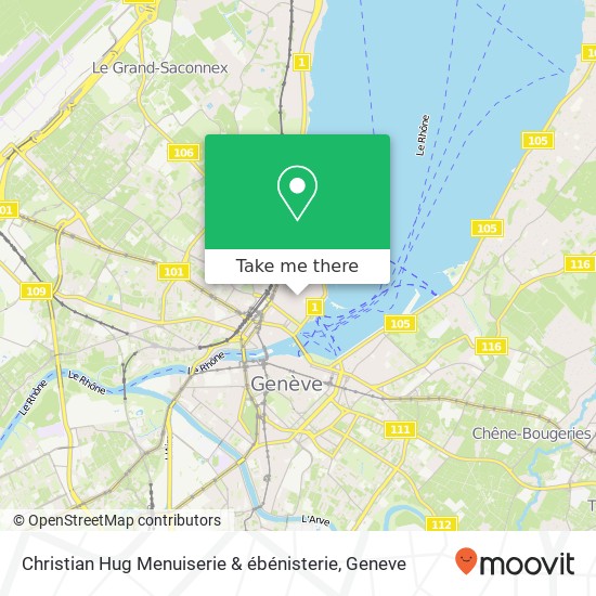 Christian Hug Menuiserie & ébénisterie map