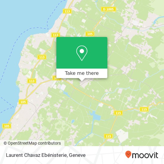 Laurent Chavaz Ebénisterie map