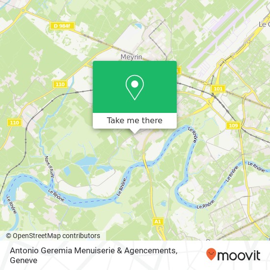 Antonio Geremia Menuiserie & Agencements map