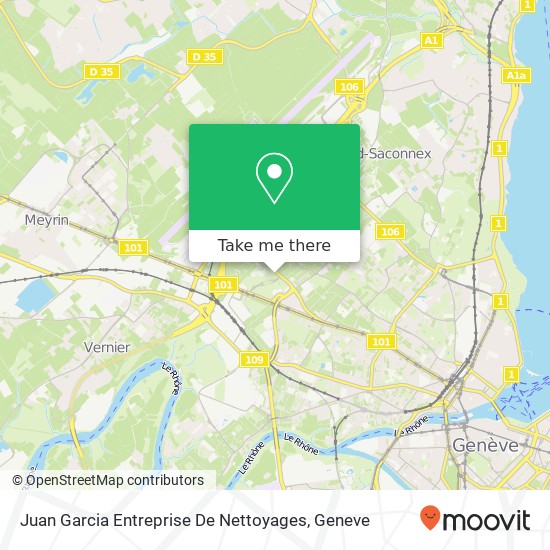 Juan Garcia Entreprise De Nettoyages map